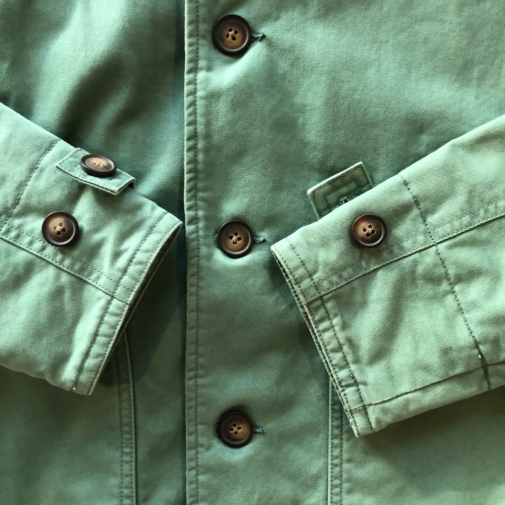 J. Crew Barn Coat Green Size Small EUC - Picture 2 of 7